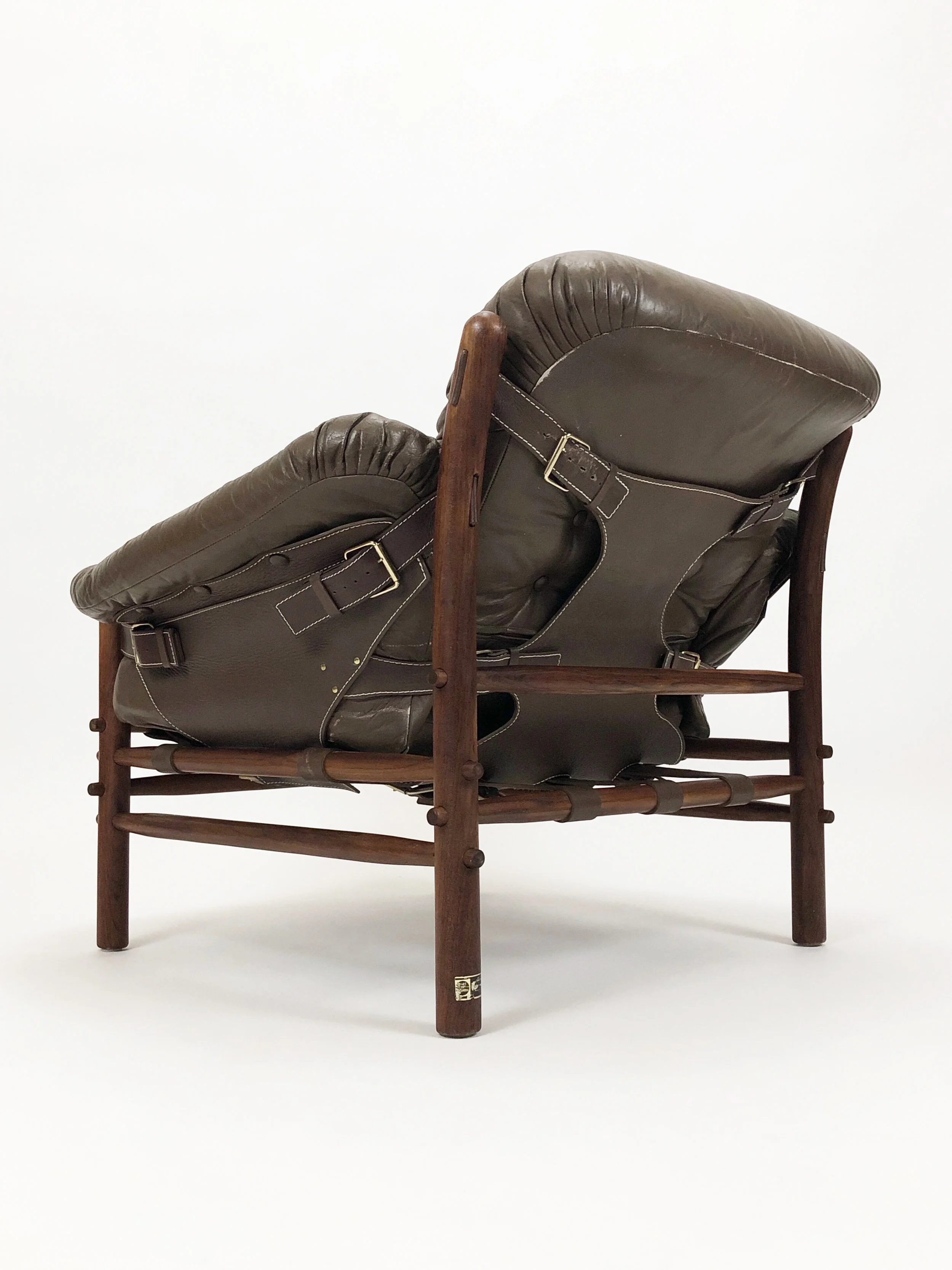 Arne Norell Rosewood Lounge Chair — 84 1/2